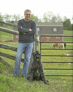 Jurgen on the farm.